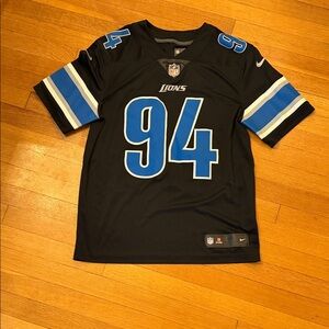 Ezekiel Ansah Official Nike Limited Stitched Detroit Lions Jersey 94